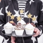 Preview: Cupcake Topper - Goldene Sterne